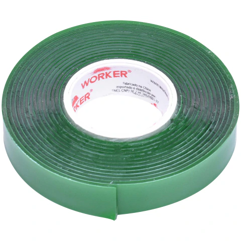 Fita Adesiva Dupla Face Transparente 12mmx2m 960g Interna Worker
