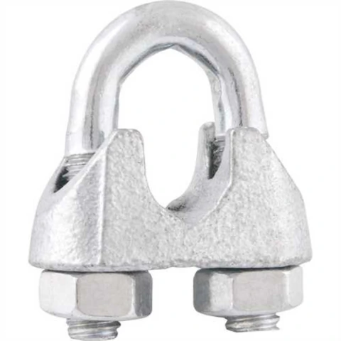 Clips p/ cabo aço 5/8" leve galv c/ 2 pç cart Vonder