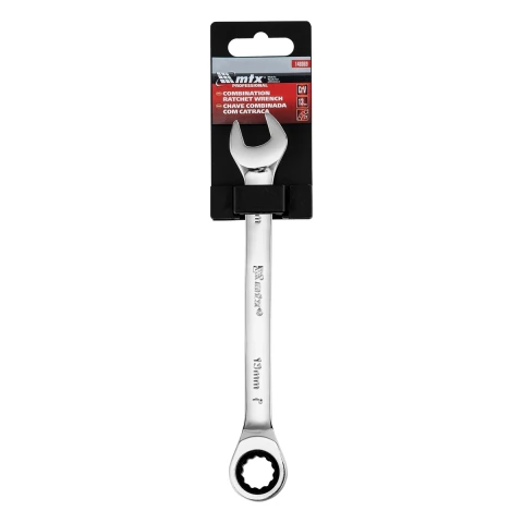 Chave Combinada Catraca Cromada Vanadio 13mm 58HRC MTX