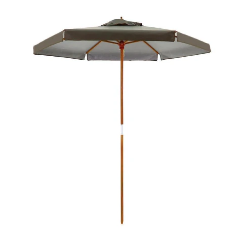 Ombrellone Madeira Cobertura Pvc 2,00 M Marrom Bel Lazer