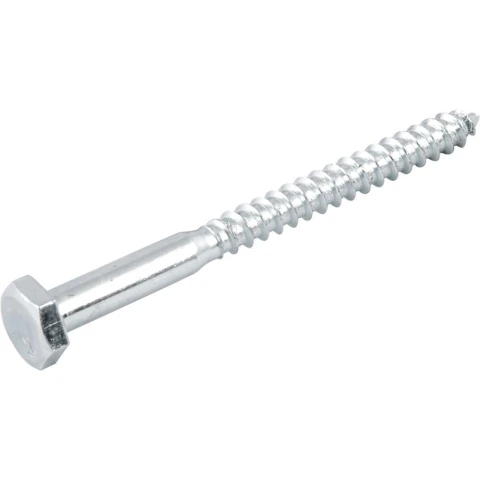 Parafuso Sextavado Rosca Soberba 1/4x75mm c/ 4 peças Vonder