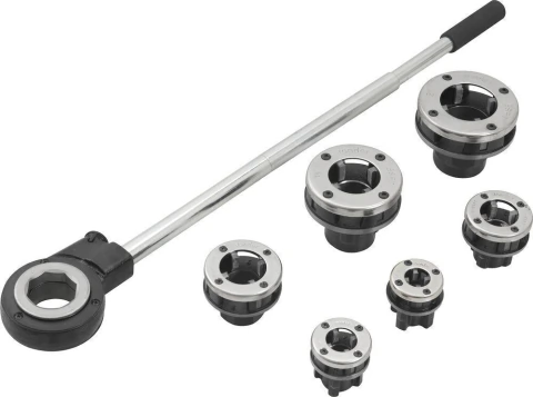 Jogo Tarraxa Manual 1/2 À 2 Bspt Com Catraca Tubo De Vonder