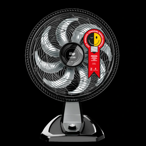 Ventilador 2 em 1 Mesa e Parede 180W 50 cm 8 Pás Potente Silencioso e Econômico com 3 Velocidades WAP FLOW TURBO 220V