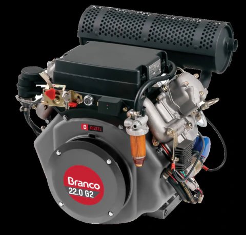 Motor Diesel 22,0CV Eixo H Partida Elétrica BD-22.0 G2 Branco
