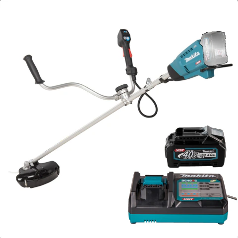 Roçadeira de Grama a Bateria 40V Guidão Makita UR016GM101 127V