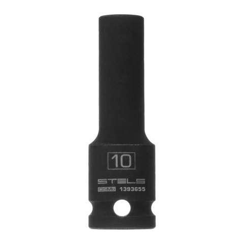 Soquete De Impacto Longo 1/2'' 10mm Cromo Molibdênio Stels