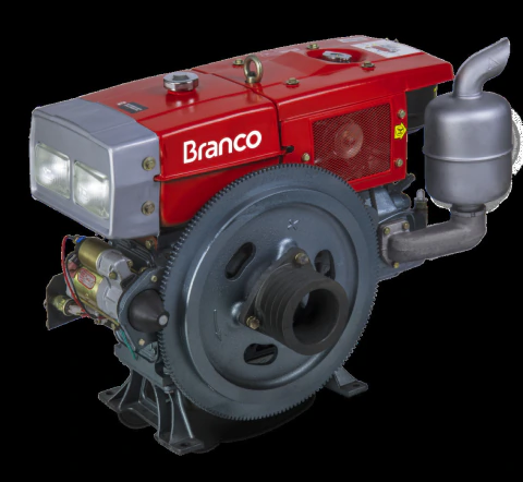 Motor Diesel 22CV 1195cc P.Elét Radiador BDA-22.0RAE Branco