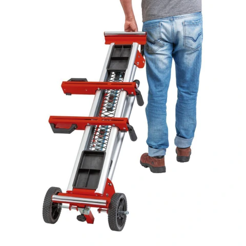 Bancada Portátil Serra Esquadria 12'' Worker Estrutura Alumínio Dobrável Leve