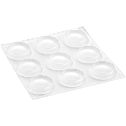 Adesivo Anti Impacto 2Mm X 7Mm 16 Peças Proteção Para Maçanetas Eletrodomésticos Kala