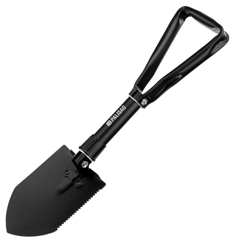 Pazinha Dobrável 600mm Palisad Aço Inox Escavação Camping Jardinagem Com Estojo