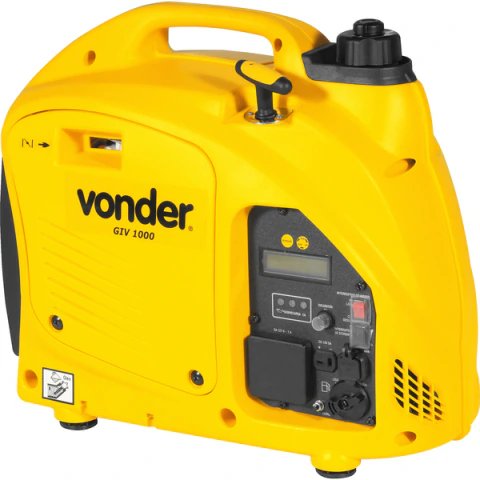 Gerador e Inversor à Gasolina 220V GIV1000 - Vonder
