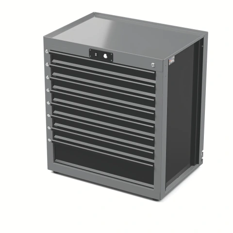 Módulo Smart System 8 Gavetas Individuais 20kg 30kg 75mm 155mm 3000mm C13 10A 250VAC Tramontina PRO