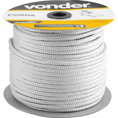 Corda Trançada 10,0mm 11,0kg 147m Branc Vonder