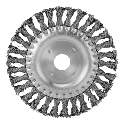 Escova Circular Aço Carbono Torcida 22mm 150mm MTX