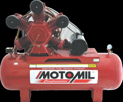 Compressor 175Lbs 15HP Trifásico 220/380V Ip-21 MAWV-60/350 Motomil