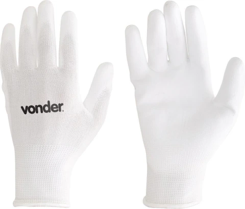 Luva Poliéster Helanca Xg Branco Palma Pu Ca30909 - Vonder