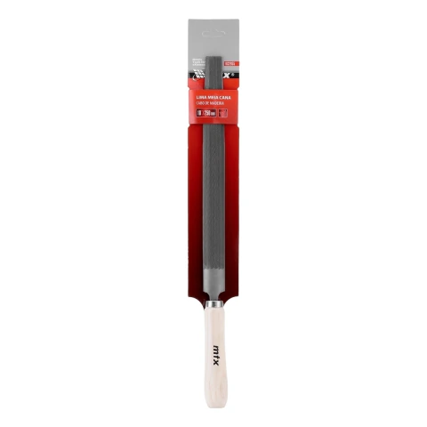 Lima Meia Cana Murca 10'' 250mm Cabo Madeira Aço Carbono MTX