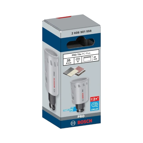 Serra Copo Bosch Pro Tile Power Change Plus 35 mm 1 3/8''