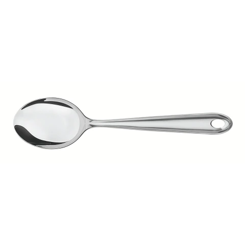 Colher Para Arroz Aço Inox Linha Utility Acabamento Brilho Lavável Máquina Lava Louças Sofisticada