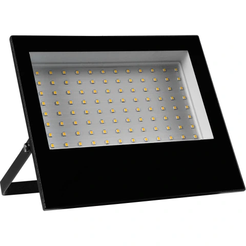 Refletor Led 100W 6500K IP-65 Alumínio Injetado Preto Liege