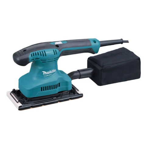 Lixadeira Orbital Industrial 190W Ideal para Madeira MDF Com Coletor de Pó M9203B 220V Makita
