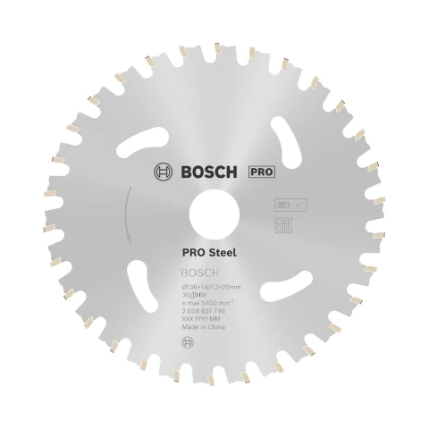 Disco De Serra Circular Bosch Pro Steel Cordless 165mm 12D