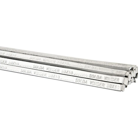 Estanho verga extrudada 40x60 com 2.5 quilos - Vonder