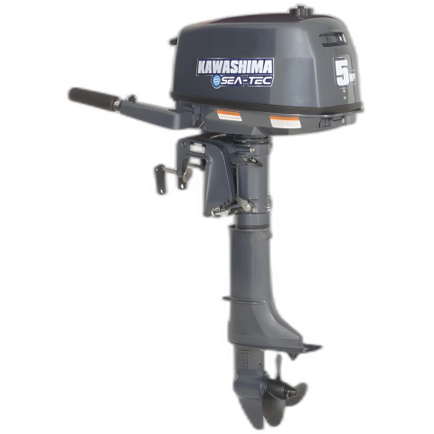 Motor de Popa 5Hp 2T 2,8L Seatec Kawashima