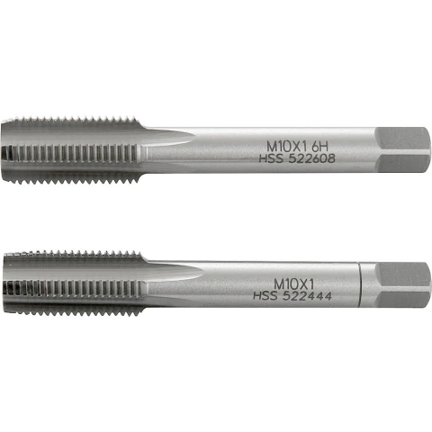 Macho Manual de Aço Rápido 10 mm x 1,00 mm Mb Jogo com 2 peças Vonder Plus