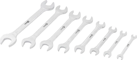 Jogo Chave Fixa 6-22mm Aço Carbono Com 8 Peças Estojo Plásti