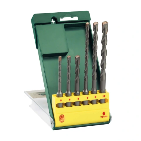 Jogo Brocas Bosch Sds Plus-1 Concreto 5-6-6-8-8-10mm 6Pçs