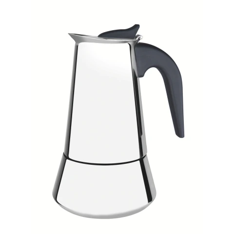 Cafeteira Italiana Tramontina Aço Inox 350 ml 6 Xícaras Compatível Com Fogão Indução E Elétrico