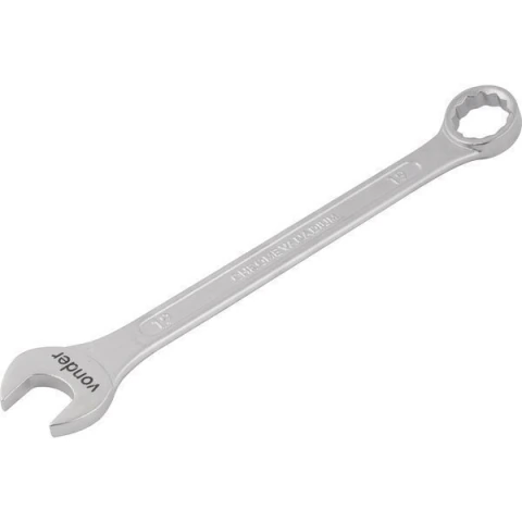 Chave combinada 19mm cromo vanádio fosco cartela Vonder