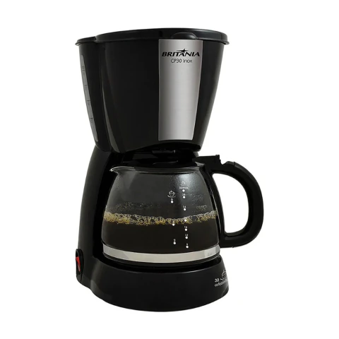 Cafeteira CP30 Inox Britânia 1,2L e Colher Dosadora 220V