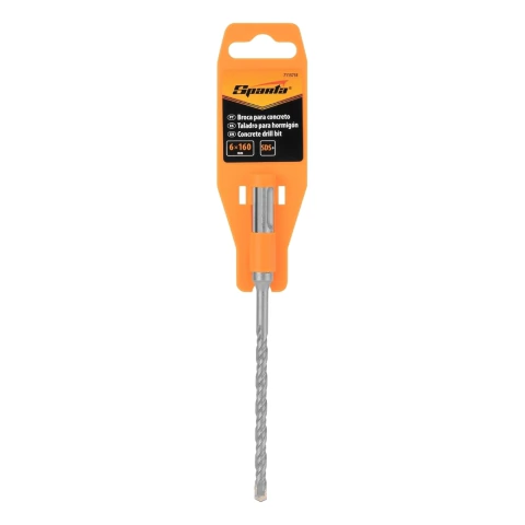 Broca Para Concreto 6 X 160 mm Encaixe Sds Plus 1 Peça Sparta