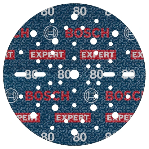 Jogo De Disco De Lixa Bosch Expert O780 150mm G80 C/ 50 Un