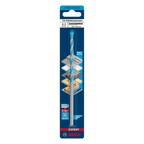 Broca Bosch Expert Cyl-9 Multiconstruction Ø6,5X90X150mm
