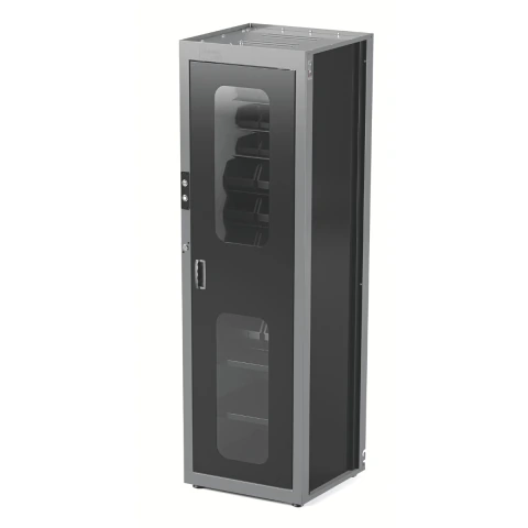 Armário Smart System 1 Porta 29 Caixas BIN 60kg 100° 13.56MHz Tranca Eletrônica Tramontina PRO