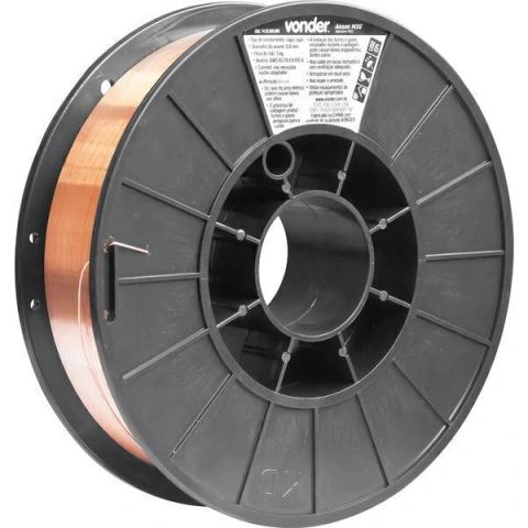 Arame mig 0,8mm carretel com 5kg - Vonder