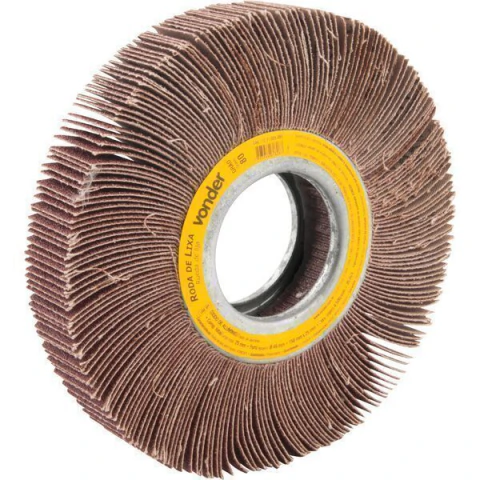 Roda de Lixa 150x25mm sem Haste G80 Vonder