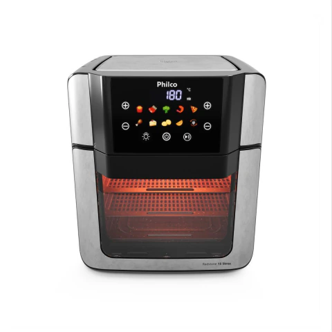 Fritadeira Air Fryer Oven Philco PAF15A 15L Painel Digital 127V