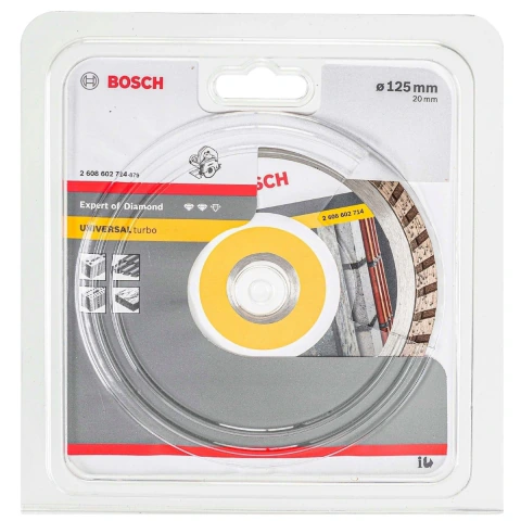 Disco Diamantado Turbo Bosch Expert For Universal 125X20X8mm