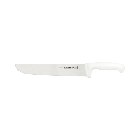 Faca Para Carne Profissional Master 10 Polegadas Aço Inox Cabo Branco Tramontina