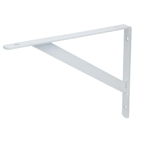 Suporte Mão Francesa Em Aço Branco 20kg Prateleira 25cm Kala