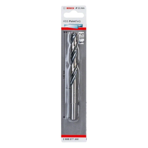 Broca Para Metal Bosch Aço Rápido Hss-Pointteq 11,0mm