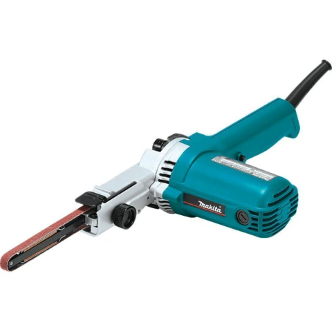 Lixadeira de Cinta 9Mm 500W Adaptável a Coletor de Pó Com Braço Extensor e Lixa 9032 110V Makita
