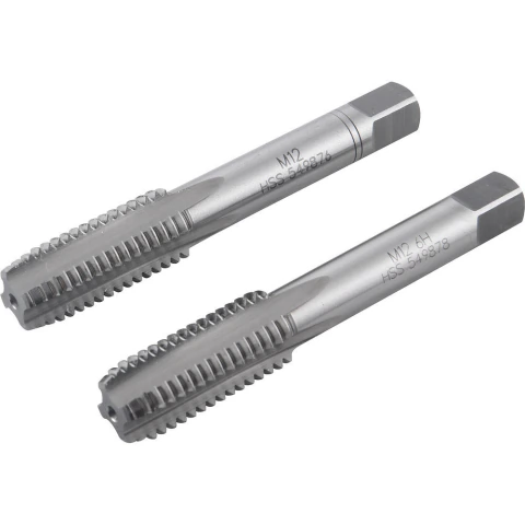Macho Manual de Aço Rápido 12 mm x 1,75 mm Ma Jogo com 2 peças Vonder Plus