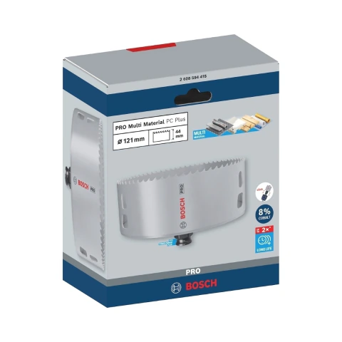 Serra Copo Bosch Pro Multi Material Power Change Plus 121mm