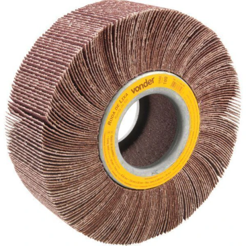Roda de Lixa 150x50mm sem Haste G100 Vonder