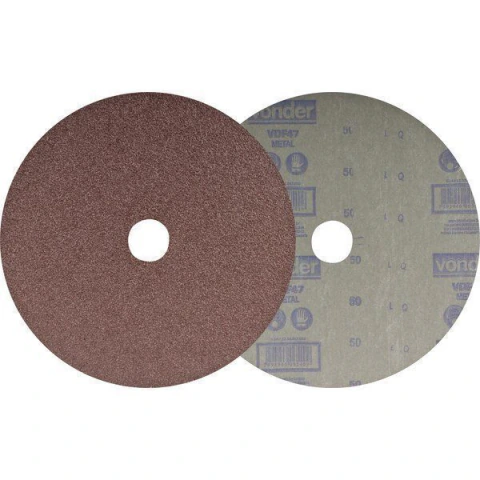 Disco lixa fibra 180mm g60 vdf47 com 10 peças Vonder